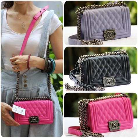 jual tas chanel boy jelly|Chanel mini tas.